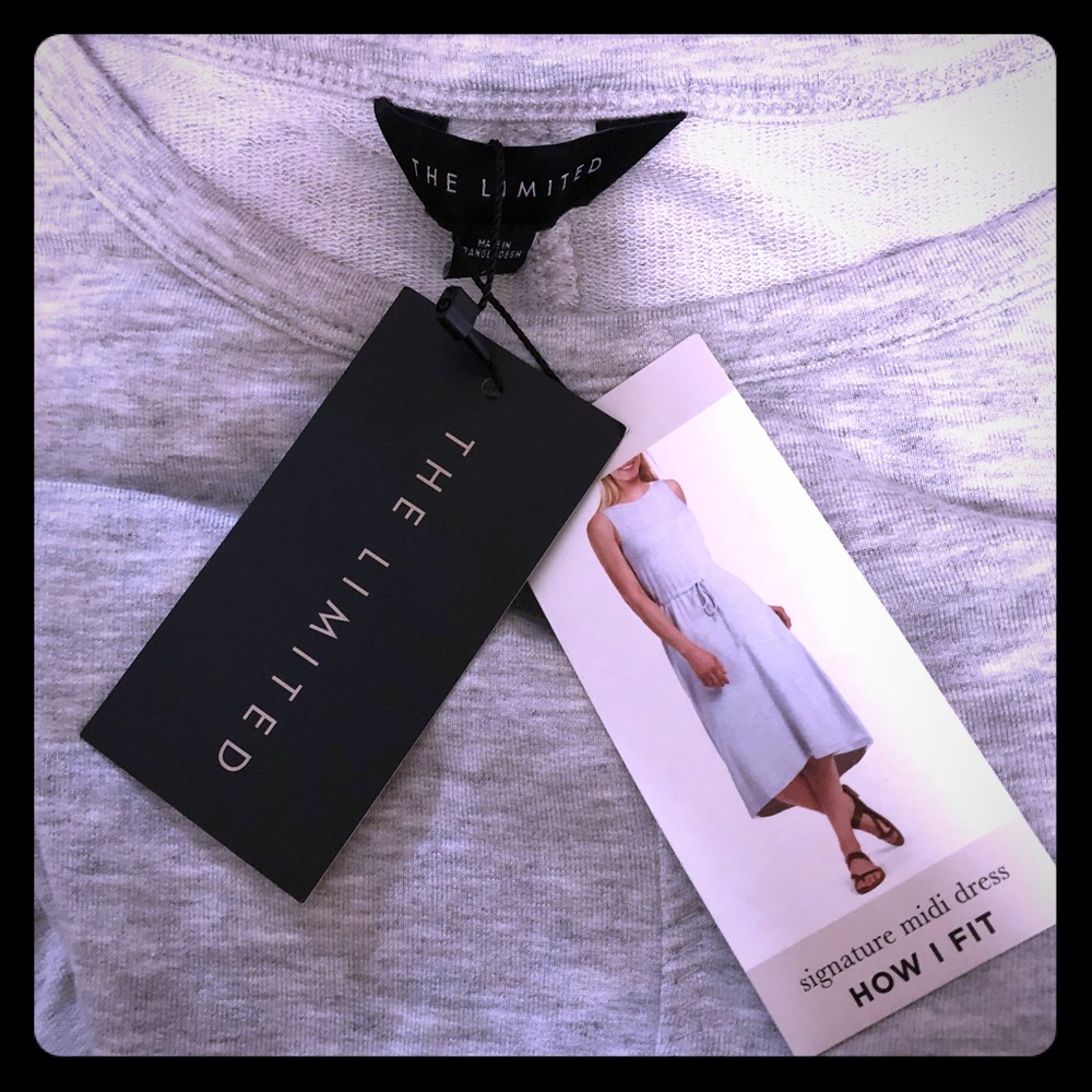 The Limited Grey Midi dress